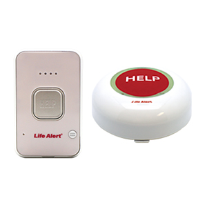 Life Alert shower button and GPS