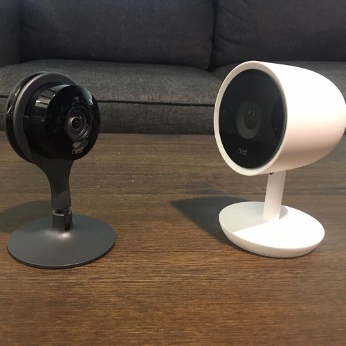 nest indoor camera looking outside