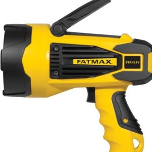 yellow and black rechargeable flashlight