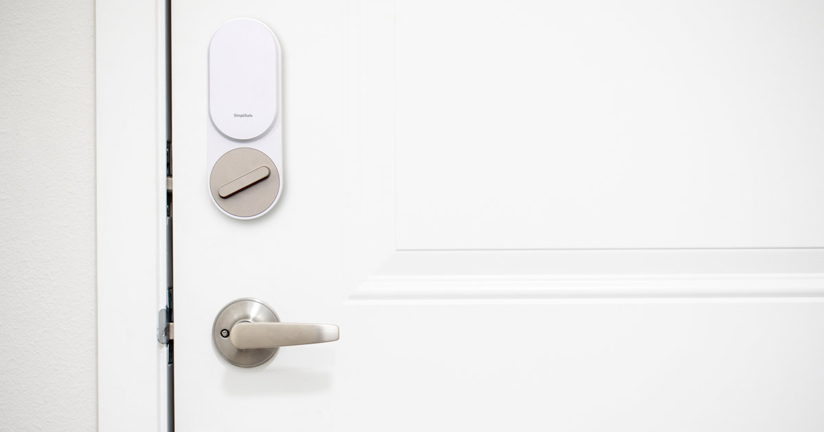 SimpliSafe PIN Pad Smart Lock White 