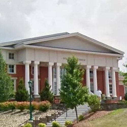 Brick building with columns in front in Sparta Township, NJ