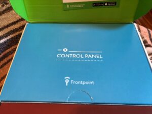 Frontpoint's packaging doubles as a quick start guide.