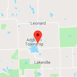 Geographic location of Addison Township, MI
