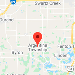 Geographic location of Argentine Township, MI
