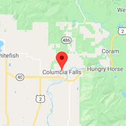Columbia Falls, Montana map image