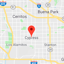 Geographic location of Cypress, CA