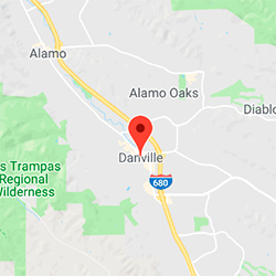 Geographic location of Danville, CA