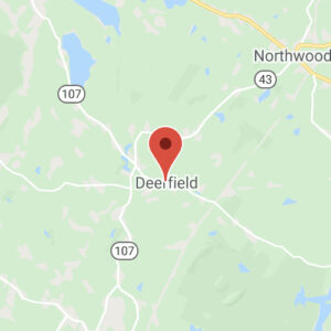 Deerfield, NH map
