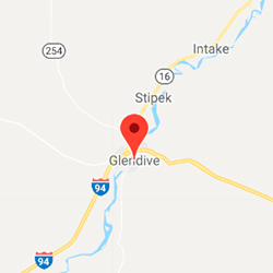 Glendive, Montana, map image