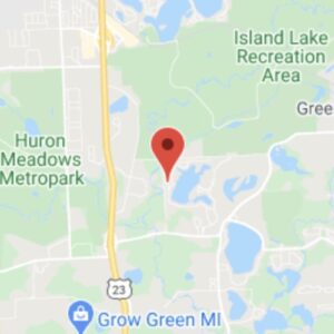 Geographic location of Green Oak Township, MI