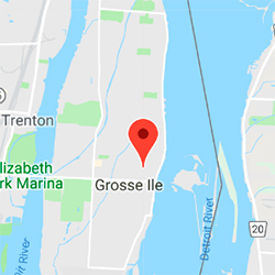 Geographic location of Grosse Ile Township, MI