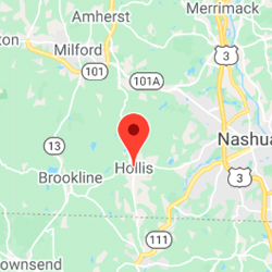 Hollis, NH map