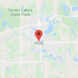Geographic location of Holly, MI