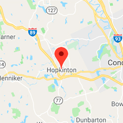 Hopkinton, NH map