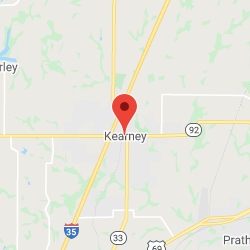 Geographic location of Kearney, MO
