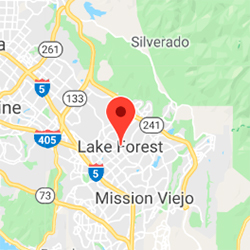 Geographic location of Lake Forest, CA