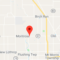 Geographic location of Montrose Township, MI