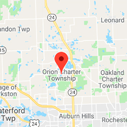 Geographic location of Orion Township, MI