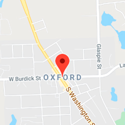Geographic location of Oxford Township, MI