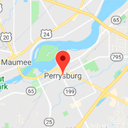 Perrysburg, OH map