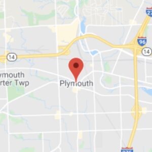Geographic location of Plymouth, MI