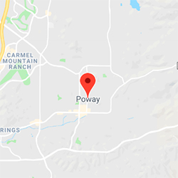 Geographic location of Poway, CA