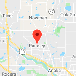Ramsey, MN map