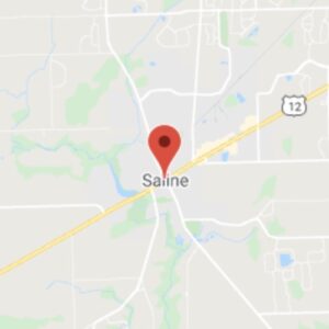 Geographic location of Saline, MI