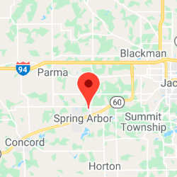 Geographic location of Spring Arbor Township, MI