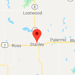 Stanley, ND map
