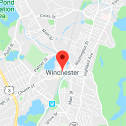 Winchester, MA map