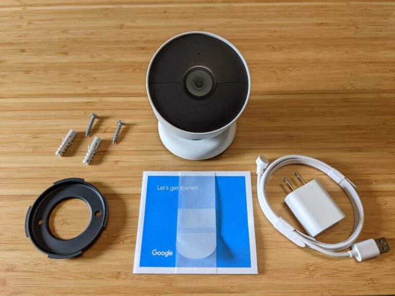 What's in the box with Nest Cam