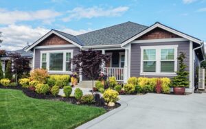 modern custom suburban home exterior picture id1255835529 1