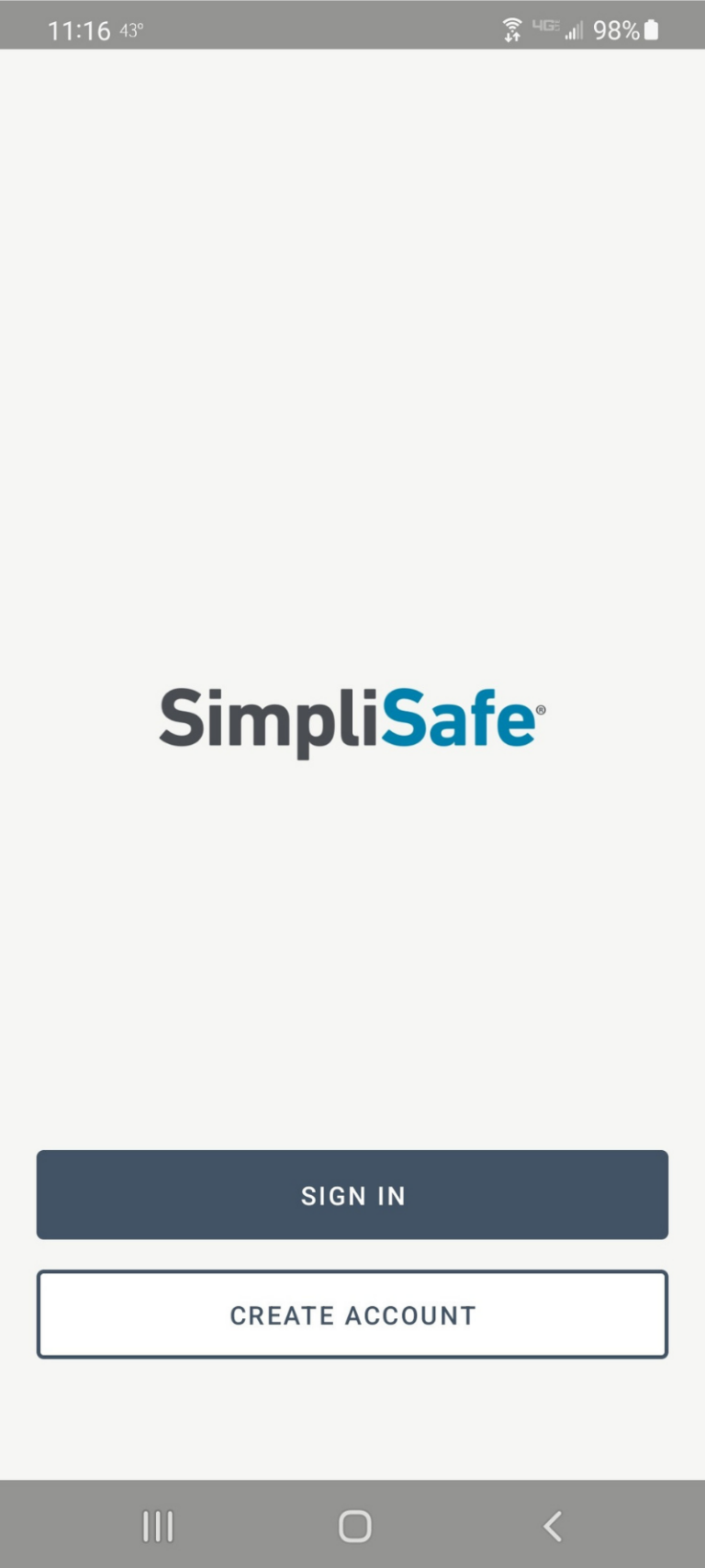 Getting Started with SimpliSafe App