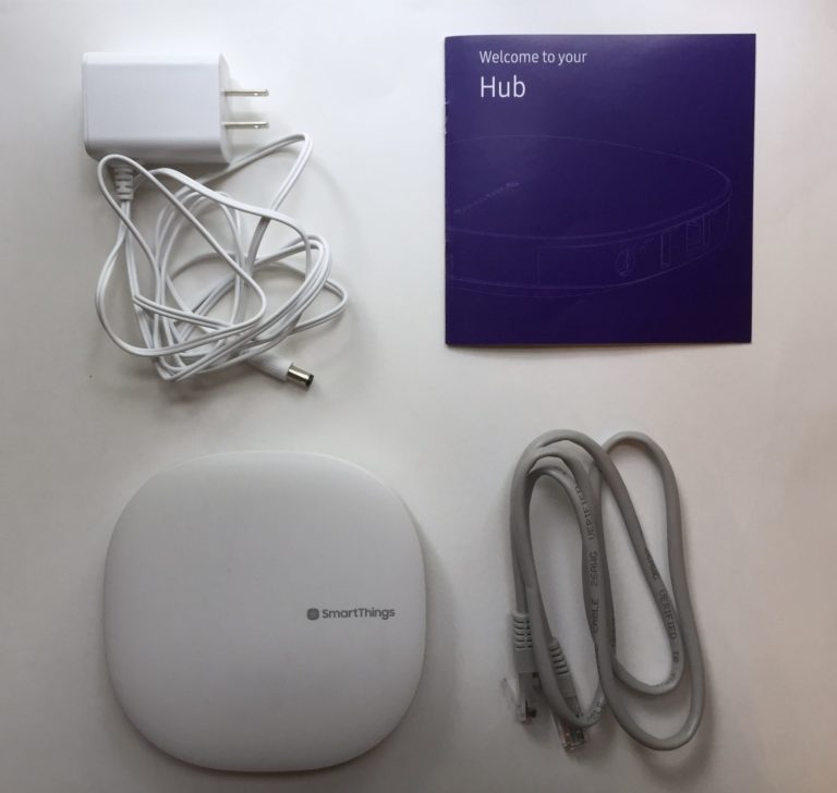 Samsung SmartThings Hub 3rd Gen, what's in the box