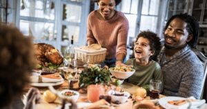 Family Thanksgiving dinner