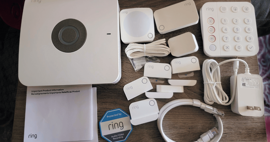 Ring Alarm security system unboxed