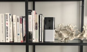 Abode Iota on Book Shelves