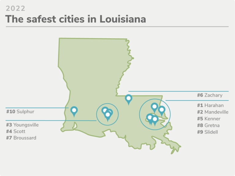 Louisiana Violent Crime Rates and Maps | CrimeGrade.org