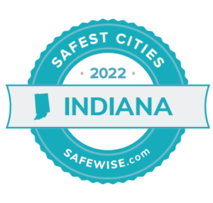 Safest Cities Indiana badge