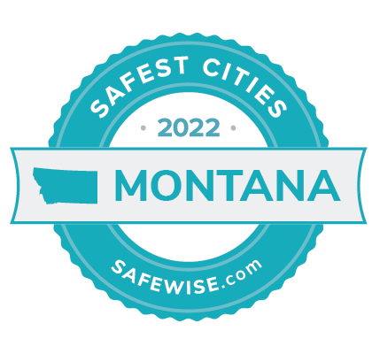 SW safest cities Montana badge