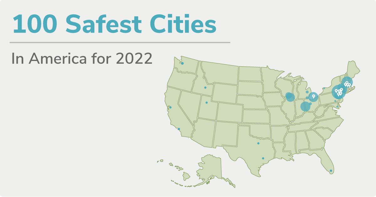 100 Safest Cities in the US SafeWise
