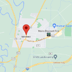 Geographic location of Geneseo Village, NY