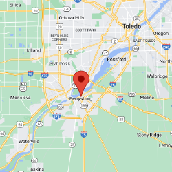 Geographic location of Perrysburg, OH