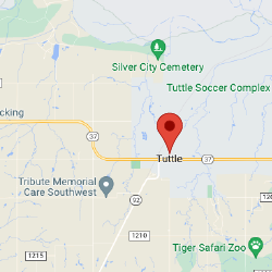 Geographic location of Tuttle, OK