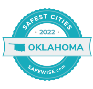 Oklahoma badge for safest cities