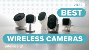 lineup of cameras with text on photo saying best wireless cameras