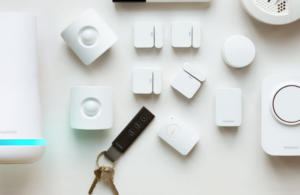 simplisafe devices on table