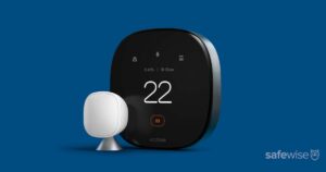 ecobee-smart-thermostat-on-blue