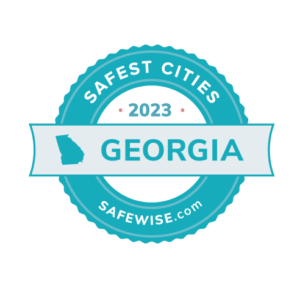 Safest Cities in Georgia Badge